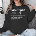 Wine-Trovert Wine Humor Definition Introvert Unisex Sweatshirt Wine-Trovert Wine Humor Definition Introvert Unisex Sweatshirt