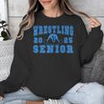 Wrestling Senior Night Wrestling Senior 2025 Graduation 44 Unisex Sweatshirt