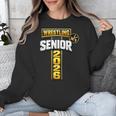 Wrestling Senior Night Senior 2026 Faith Cross Graduation Unisex Sweatshirt