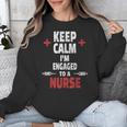 Xmas Nurse Graduation Keep Calm I'm Almost A Nurse Unisex Sweatshirt
