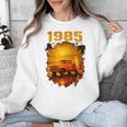 1985 Vintage Sunset Surf Truck Retro Beach Nostalgia Unisex Sweatshirt
