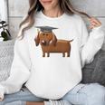 2018 Dog Graduation Shirt Dachshund Graduation For Men Women Kids Unisex Sweatshirt