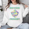 80s 90s Nostalgia Magic Cube Retro Party Costume Unisex Sweatshirt 80s 90s Nostalgia Magic Cube Retro Party Costume Unisex Sweatshirt