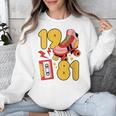 80s Vibes Mixed Tapes & Roller Skates 1981 Nostalgia Retro Unisex Sweatshirt 80s Vibes Mixed Tapes & Roller Skates 1981 Nostalgia Retro Unisex Sweatshirt