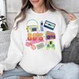 80's Vintage Cassette Tape Nostalgia Mixtape Era 1980s Retro Premium Tri-Blend Unisex Sweatshirt