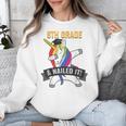 8TH GRADE NAILED IT UNICORN DABBING GRADUATION T-SHIRT Unisex Sweatshirt