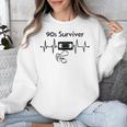 90s Survivor Retro Nostalgia Vintage Throwback Unisex Sweatshirt 90s Survivor Retro Nostalgia Vintage Throwback Unisex Sweatshirt