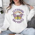 Antisocial Butterfly Groovy t For Introvert Men Women Girls Unisex Sweatshirt Antisocial Butterfly Groovy t For Introvert Men Women Girls Unisex Sweatshirt