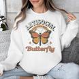 Antisocial Butterfly Tee For Introvert Men Women Girls Unisex Sweatshirt Antisocial Butterfly Tee For Introvert Men Women Girls Unisex Sweatshirt