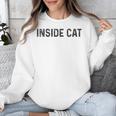 Antisocial Introvert Women Men Kids Inside Cat Unisex Sweatshirt Antisocial Introvert Women Men Kids Inside Cat Unisex Sweatshirt