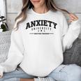 Anxiety University Anxious Antisocial Introvert Unisex Sweatshirt Anxiety University Anxious Antisocial Introvert Unisex Sweatshirt