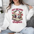 Audiobook Lover Bookish Headphones Just One More Chapter Unisex Sweatshirt Audiobook Lover Bookish Headphones Just One More Chapter Unisex Sweatshirt