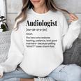 Audiologist Audiology Student Graduation Ear Doctor Unisex Sweatshirt