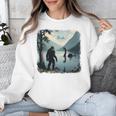 Bigfoot Sasquatch & Loch Ness Monster Introvert Bruh Unisex Sweatshirt Bigfoot Sasquatch & Loch Ness Monster Introvert Bruh Unisex Sweatshirt