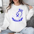 Blue In Memory Of Grandson Colon Cancer Awareness Shirts Premium Unisex Sweatshirt