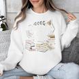 Bookmarks Are For Quitters Book Lovers Reading Unisex Sweatshirt