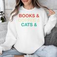 Books Coffee Cats Social Justice Unisex Sweatshirt Books Coffee Cats Social Justice Unisex Sweatshirt