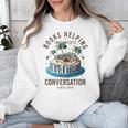 Books Helping Introvert Avoid Conversation Unisex Sweatshirt Books Helping Introvert Avoid Conversation Unisex Sweatshirt