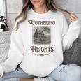 Bronte Novel Wuthering Heights Moorland Gothic Book Cover Unisex Sweatshirt