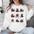Cat Reading Books Lover Christmas Cat Lover Xmas Unisex Sweatshirt Cat Reading Books Lover Christmas Cat Lover Xmas Unisex Sweatshirt