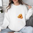 Chicken Nugget Saying Introvert Nuggie Foodie Food Unisex Sweatshirt Chicken Nugget Saying Introvert Nuggie Foodie Food Unisex Sweatshirt