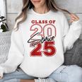 Class Of 2025 Senior 2025 Graduation Red Raglan Baseball Tee Unisex Sweatshirt