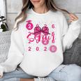 Class Of 2026 Senior Coquette Pink Bow Graduation Family Premium Tri-Blend Unisex Sweatshirt