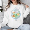 Clownfish Anemonefish Bubbles Water Frutiger Aero Y2K Style Unisex Sweatshirt Clownfish Anemonefish Bubbles Water Frutiger Aero Y2K Style Unisex Sweatshirt