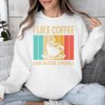 I Like Coffee And Maybe 3 People Introvert Anti-Social Unisex Sweatshirt I Like Coffee And Maybe 3 People Introvert Anti-Social Unisex Sweatshirt