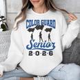 Color Guard Senior 2026 Flags Marching Band Graduation Grad Unisex Sweatshirt