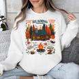 Cozy Reading Cabin Retreat Fall Bookish Autumn Cozy Reader Unisex Sweatshirt