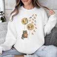 Cute Reading Cat With Kitten Dandelion Flowers Book Lover Unisex Sweatshirt Cute Reading Cat With Kitten Dandelion Flowers Book Lover Unisex Sweatshirt