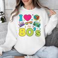 Dad I Love The 80's Retro 80s Nostalgia For Dad Premium Tri-Blend Unisex Sweatshirt