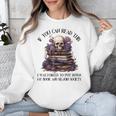 Dark Romance Merch I Put Down My Book Lover Spicy Skeleton Unisex Sweatshirt