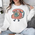 Dial It Back Retro Tech Nostalgia Vintage Premium Tri-Blend Unisex Sweatshirt