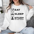 Eat Sleep Study For Bar Exam Lawyer Graduation Unisex Sweatshirt