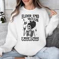 Elder Emo Club Skeleton Nostalgia It Wasn't a Phase Mom Unisex Sweatshirt
