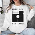 Floppy Disk Computer Nostalgia Fun PC Enthusiast History Unisex Sweatshirt