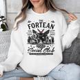 Fortean Social Club Bigfoot Mothman Alien Cryptid Introvert Unisex Sweatshirt Fortean Social Club Bigfoot Mothman Alien Cryptid Introvert Unisex Sweatshirt