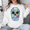 Frutiger Aero Aesthetic Tech Skull Computer Fishes Unisex Sweatshirt Frutiger Aero Aesthetic Tech Skull Computer Fishes Unisex Sweatshirt