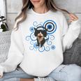 Frutiger Aero Cat Meme Headphone Kitty Cat Lover Unisex Sweatshirt