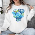 Frutiger Aero Metro Abstract Maximalism 2000s Nostalgia Premium Tri-Blend Unisex Sweatshirt Frutiger Aero Metro Abstract Maximalism 2000s Nostalgia Premium Tri-Blend Unisex Sweatshirt