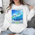 Frutiger Aero Skeuomorphism User Interface Nostalgia Premium Tri-Blend Unisex Sweatshirt