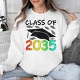 Graduation Class Of 2035 Hand Prints Space Pre-K -12th Grade Unisex Sweatshirt