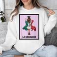 Graduation Latina Educated La Graduada Mexican Bingo Card Unisex Sweatshirt
