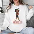 Graduation Woman Tshirt Black Melanin Masters Degree Unisex Sweatshirt