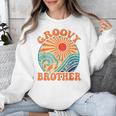 Groovy Brother 70s Aesthetic Nostalgia 1970's Retro Brother Unisex Sweatshirt Groovy Brother 70s Aesthetic Nostalgia 1970's Retro Brother Unisex Sweatshirt