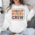 Grouchy Potato Crew Introvert Sarcasm Premium Tri-Blend Unisex Sweatshirt Grouchy Potato Crew Introvert Sarcasm Premium Tri-Blend Unisex Sweatshirt