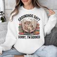 Groundhog Day Librarian Book Lover Reader Library Unisex Sweatshirt