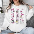 Halloween Pink Ghost Read More Books Spooky Boo Teacher Kids Unisex Sweatshirt